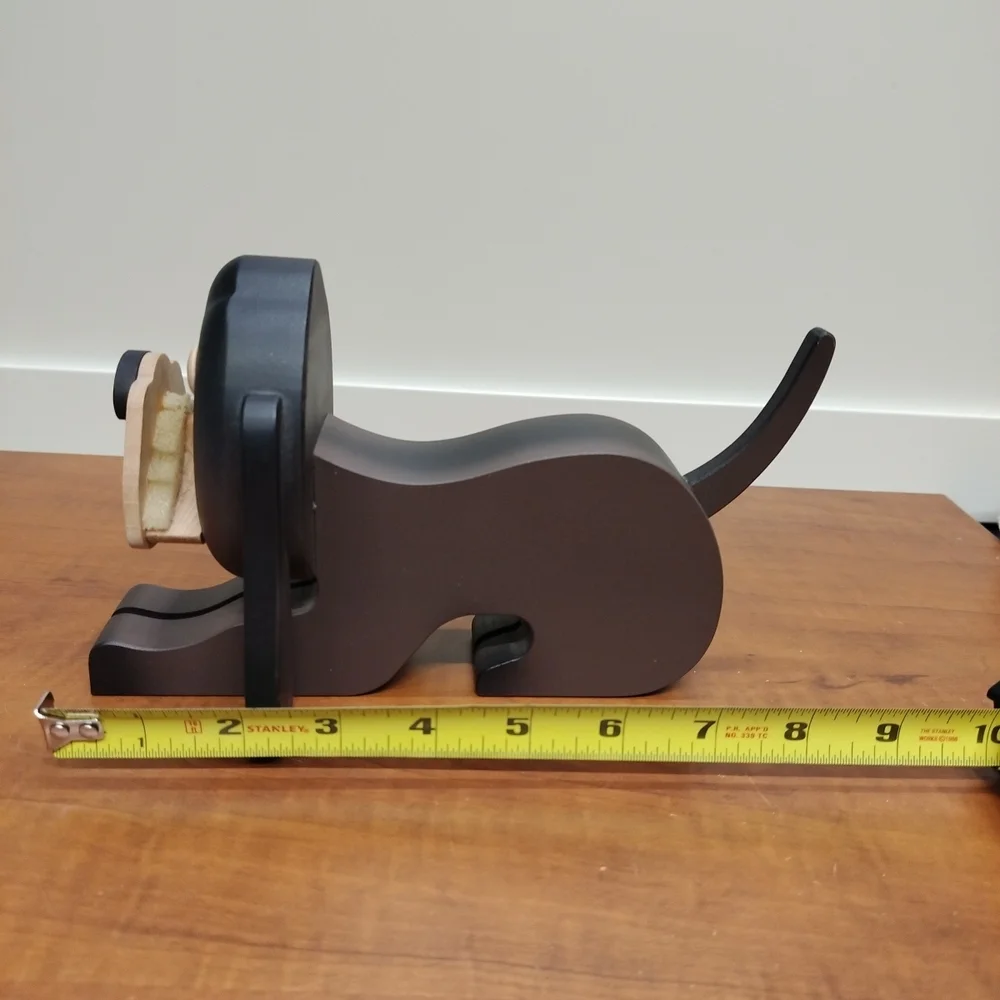 Handcrafted Eyeglasses Holder Dog Made In Erzgebirge(Ore Mountains) Germany 5x8